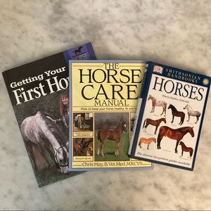 Horse & Horse Care Books Lot of 3